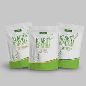 Klarity Kratom 60 CT Capsules – Pack of 3 Strains (20 CT/each)
